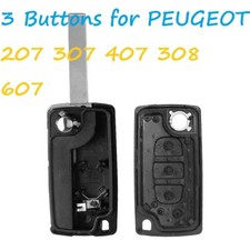 Button remote key fob case - key,