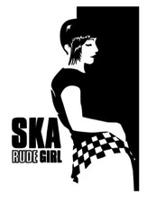 Ska Rude Girl - Car Bike Scooter Boat Van Camper Sticker