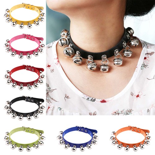 Gothic leather choker - pu,