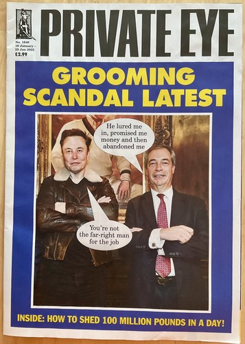 Private eye magazine - private, magazine.