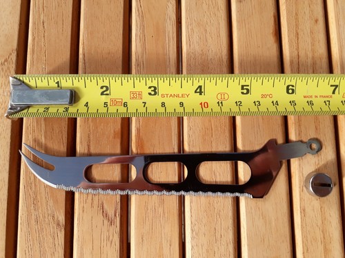 Cheese knife with holes - cheese,