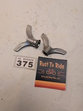 Retro Road Bicycle Shimano Rear Wheel Wing Nuts #375