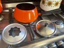 Vintage Spring Metal Fondue
