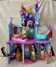 Disney Royal Dreams Castle And Royal Shimmer Dolls Bundle