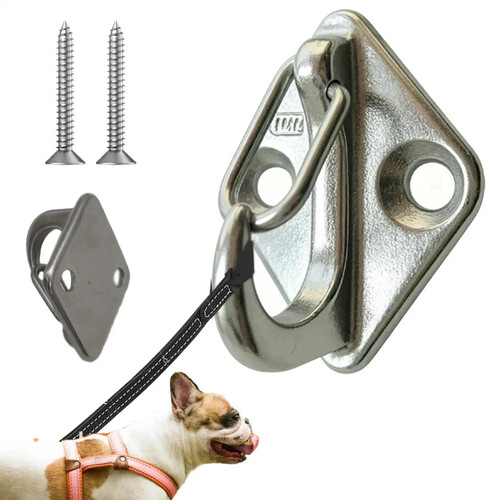 Wall mount stainless steel - mount, dog