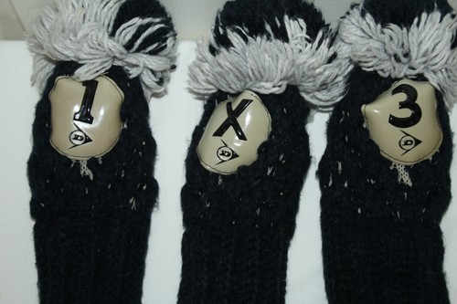 Vintage dunlop knitted pom - knitted,