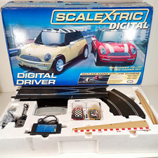Scalextric Digital Driver Complete Set Mini Cooper Tested & Working