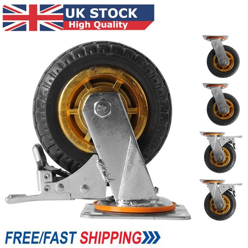 200mm heavy duty swivel - 4x, 8"