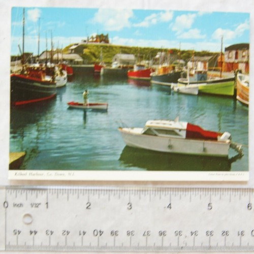 Old postcard kilkeel harbour - postcard,
