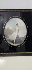 Antique Stipple-Engraving Print Mademoiselle Parisot By C. Turner after J.Masque