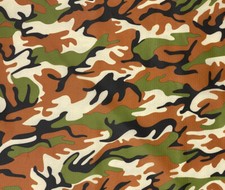Waterproof Camo Ripstop Fabric