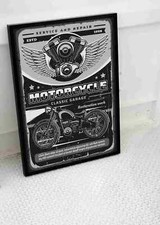 MOTORBIKE RETRO POSTER VINTAGE
