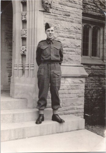 1940s vtg photo young - photo, soldier