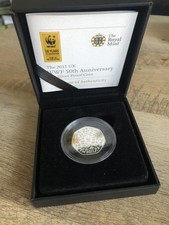 2011 50p WWF Silver Proof