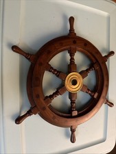 Vintage 15" Wooden Ship