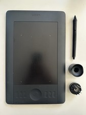 Wacom Intuos 5 Touch Small Pen Tablet PTH-450 with 10 Nibs in Holder Base