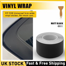 Matt Black Roll Pin Stripe Car Striping Line Tape Decal Adhesive Vinyl Sticker