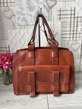 Ugg Australia Collection Chestnut Brown leather handbag tote bag