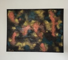 Abstract Spray Effect Painting