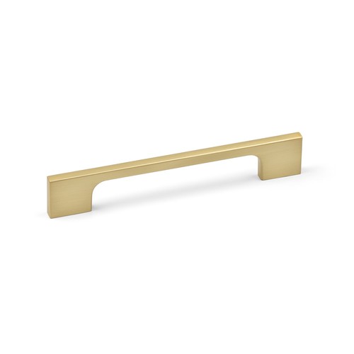 Brushed brass cabinet - brass, handles
