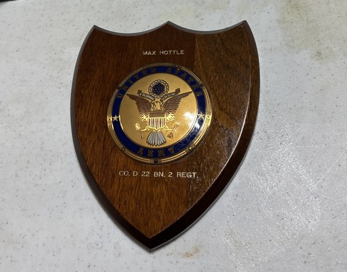 Vintage army military wood - us,
