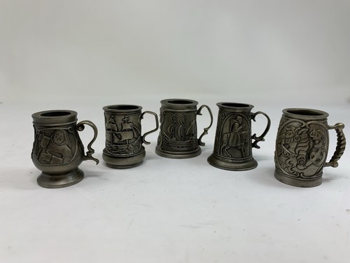Miniature pewter stein mug - pewter, stein/mug