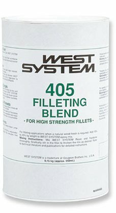 West system 405 - 405, filleting