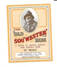 OLD SOU'WESTER' RUM VINTAGE