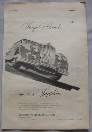 1958 armstrong siddeley - 1958,