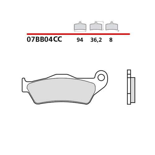 Brembo front brake - brake, pad