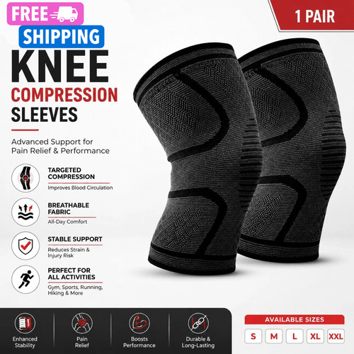 Knee support brace - 2x,