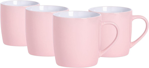 Coloured coffee mugs pink - -,