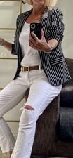 Black and White Summer Striped