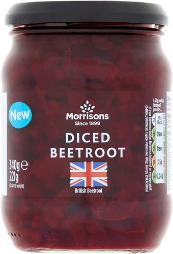Morrisons diced beetroot - beetroot, g