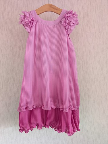 Girls pink party dress - party, 6-7