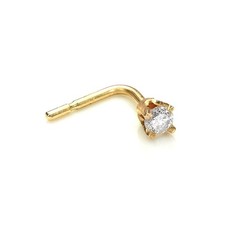 9ct Gold 0.02ct Square Diamond