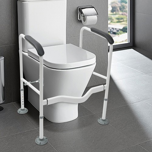 Toilet frame safety - toilet,