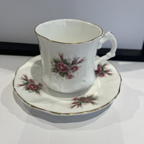 Vintage tea cup and saucer - cup,