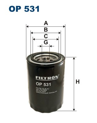 Oil filter for bedford opel - oil,