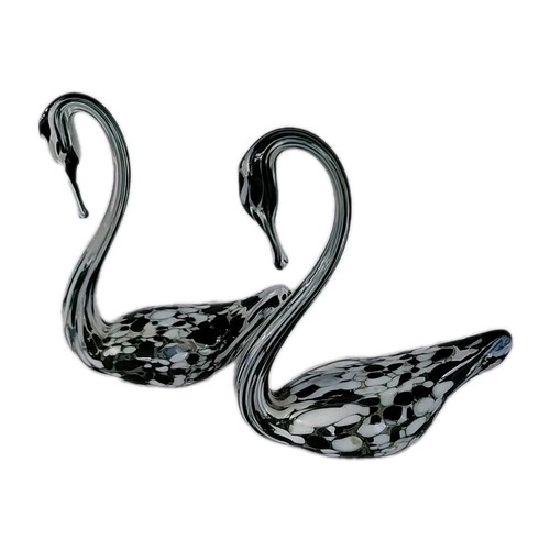 Vintage swan glass art - vintage,