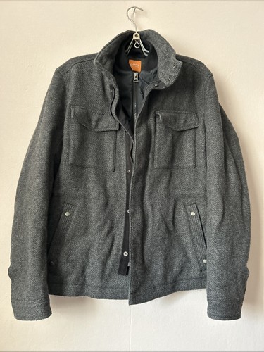 Hugo boss men wool jacket - wool,