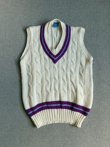 Vintage cricket jumper vest - cricket,