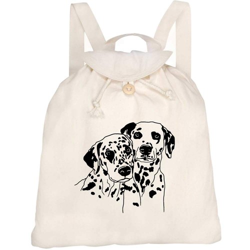 Cuddling dalmatians canvas - 'cuddling, dalmatians'
