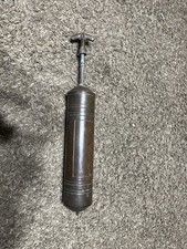 Antique Brass Hand Pump Oiler