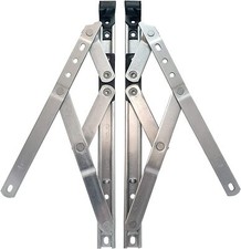 UPVC Window Hinges Friction Stays 8" 10" 12" 16" 20" 24" - One Pair