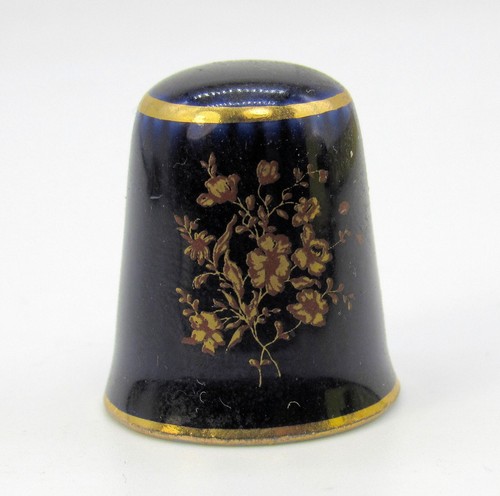 Collectable bone china thimble - bone,