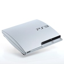 Brushed Aluminium PS3 slim Textured Skins -Full Body Wrap- decal sticker cover 
