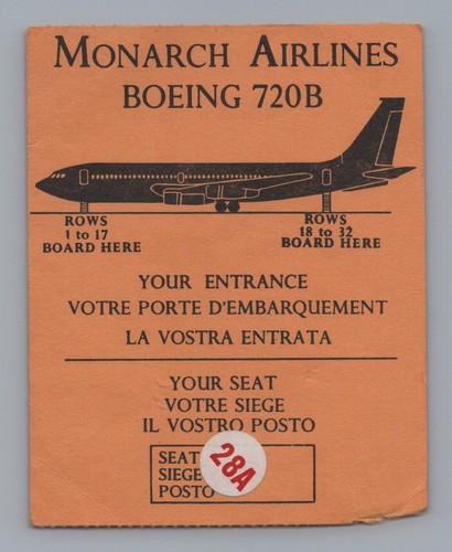 Monarch airlines boeing - monarch, 720b
