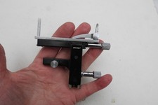 VINTAGE SKY BOLT ADJUSTABLE MECHANICAL MICROSCOPE STAGE FITTING