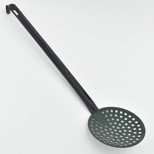 Vtg black green enamel - black,